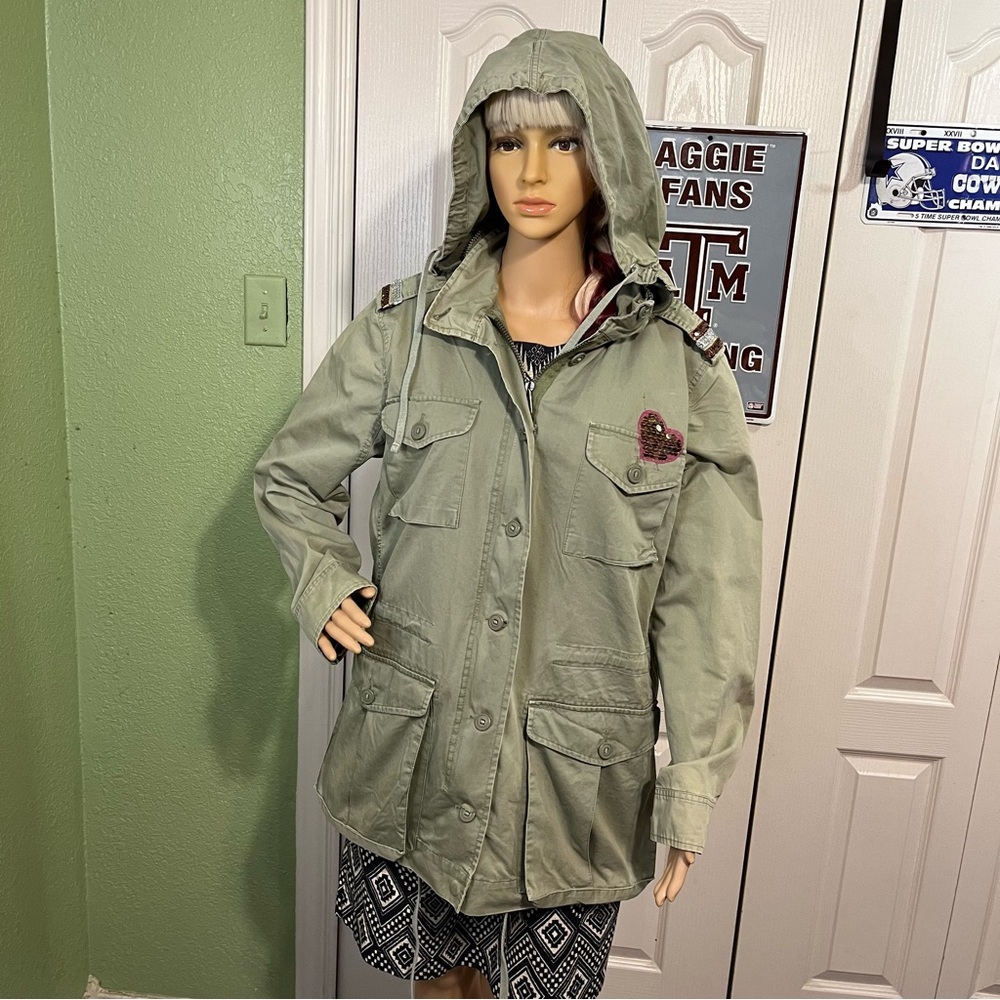 Coco & Lolly Women’s Utility hoodie jacket
